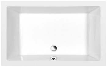 POLYSAN DEEP VANIČKY - DEEP hluboká sprchová vanička, obdélník 120x75x26cm, bílá