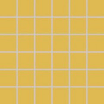 Rako Color Two - mozaika 30x30 cm, tmavě žlutá mat (bal.=1 m2)