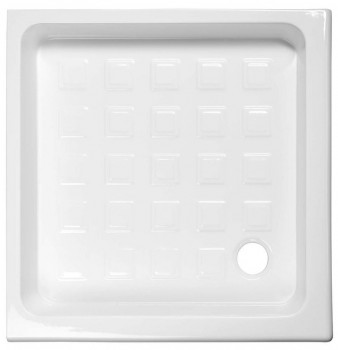 Sapho RETRO vaničky - RETRO keramická sprchová vanička, čtverec 90x90x20cm, bílá