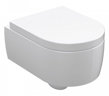 Sapho FLO keramika - FLO závěsná WC mísa, 36x50cm, bílá