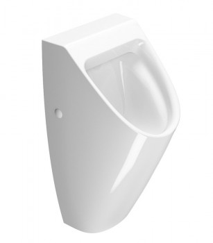Sapho COMMUNITY - COMMUNITY urinál se zakrytým přívodem vody, 31x65cm, bílá ExtraGlaze