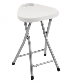 Sapho WHITE LINE - Koupelnová stolička 30x46,5x29,3cm, bílá