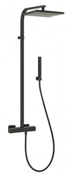 Sapho DIMY - DIMY sprchový sloup s termostatickou baterií, černá mat