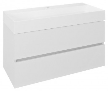 Sapho ODETTA - ODETTA umyvadlová skříňka 95x50x43,5cm, bílá lesk