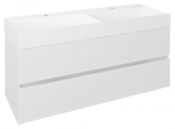 Sapho ODETTA - ODETTA umyvadlová skříňka 118x50x43,5cm, bílá lesk
