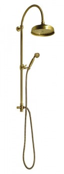 Sapho Antea - ANTEA sprchový sloup k napojení na baterii, hlavová, ruční sprcha, bronz