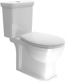 Sapho Classic - CLASSIC WC kombi, spodní/zadní odpad, bílá