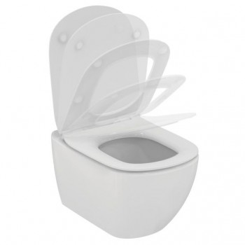 Ideal Standard Tesi - WC závěsné Rimfree se sedátkem SoftClose, AquaBlade, bílá T354601