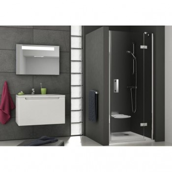 Ravak SmartLine - Sprchové dveře 90 cm, pravé, SMSD2-90B-R, chrom/čiré sklo