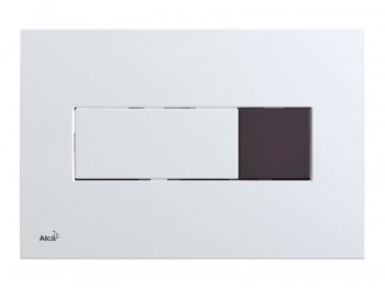 Alcadrain Pro více sérií - Ovládací tlačítko se senzorem M370S, pro předstěnové instalační systémy, napájení ze sítě, bílá