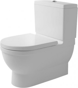 Duravit Starck 3 - WC kombi mísa 420x740 Big Toilet - bez nádrže , WonderGliss