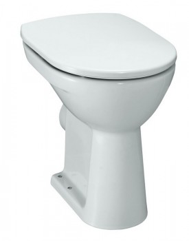 Laufen Pro - Stojící WC, ploché splachování, vodorovný odpad, výška 46 cm 470x360x450 mm