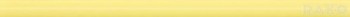 Rako Easy - listela reliéfní 40x2 cm, žlutá mat (1ks)