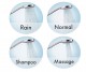 Hansgrohe Croma 100 - Sada ruční sprchy Multi 3jet EcoSmart 9 l/min / nástěnné tyče Unica'C 0,90 m, chrom | 27655000 OUTLET