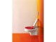 Laufen Flora Kids - WC Sedátko s poklopem pro závěsný klozet 820031, odnímatelné, bílá a červená | H8910300620001