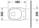 Duravit D-Code - WC stojící 350x480x385 mm, s plochým splachováním | 21090900002