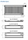 Korado Clean VK - Deskový radiátor Radik CLEAN typ 20, 700x600 | 20070060-6C-0010