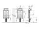 Alcadrain Renovmodul - Předstěnový instalační systém s odvětráváním pro zazdívání | AM115/1000V