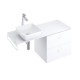 Ravak 
									Comfort 
										 - Věšák ručníků pod desku, bílý, bílá | X000001384