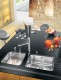 Sinks  - Dřez nerezový BAHIA 440 V 0,8mm trojmontáž leštěný, 440x440 mm | RDBAL4404408V