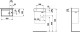 Laufen Kartell - Umyvátko, asymetrické, s armaturní deskou vpravo 460x280x120 mm | H8153340201111