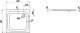 Laufen Platina - Sprchová vanička 80x80 cm, ocelová | H2150010000401