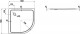 Laufen Platina - Sprchová vanička 100x100 cm, čtvrtkruh, R55 | H2150090000401